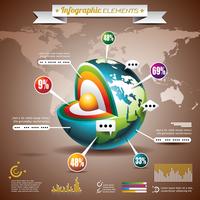 Ensemble de conception vectorielle d&#39;éléments infographiques vecteur