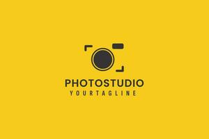 photo studio logo vecteur icône illustration
