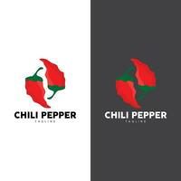 chaud le Chili logo modèle vecteur illustration