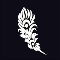 création de logo de paon vecteur