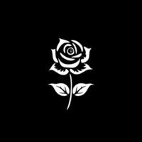 rose, noir et blanc vecteur illustration