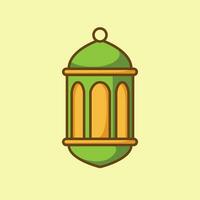 lanterne Facile icône islamique ornement vecteur graphique