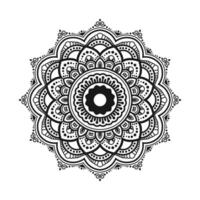 conception de vecteur de fond de mandala ornemental doré de luxe. mandala décoratif pour tatouage, mehndi, motif islamique, ornement, art, henné, motif indien, impression, affiche, couverture, brochure, dépliant, bannière