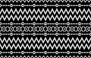 aztèque sans couture modèle. couverture textile impression texture tribal conception, géométrique symboles pour logo, cartes, en tissu décoratif travaux. traditionnel impression vecteur illustration. sur noir et blanc Contexte.