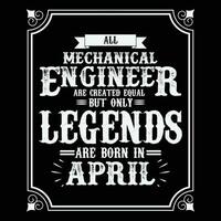 tout électrique ingénieur sont égal mais seulement légendes sont née dans juin, anniversaire cadeaux pour femmes ou Hommes, ancien anniversaire chemises pour épouses ou les maris, anniversaire t-shirts pour sœurs ou frère vecteur