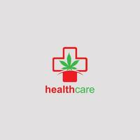 médical cannabis feuille logo et médical Canada feuilles santé Facile logo vecteur