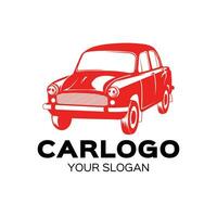 rouge voiture vecteur logo illustration