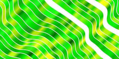 fond de vecteur vert clair, jaune avec des lignes ironiques.