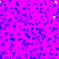 modèle vectoriel violet clair, rose avec des étoiles au néon.