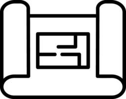 conception d'icône de vecteur de plan directeur