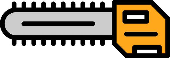 conception d'icône vecteur tronçonneuse