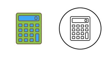 icône de vecteur de calculatrice