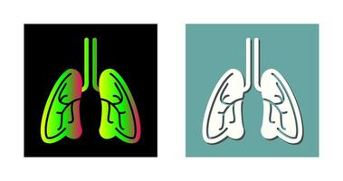 icône de vecteur de poumons