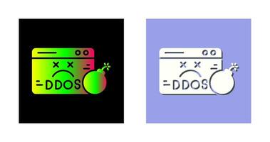 icône de vecteur ddos