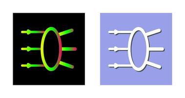 icône de vecteur de réfraction