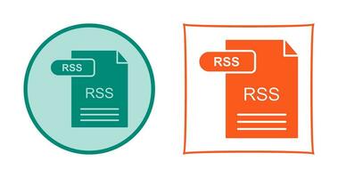 icône de vecteur rss
