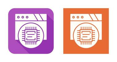 icône de vecteur de processeur