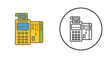 icône de vecteur de terminal pos