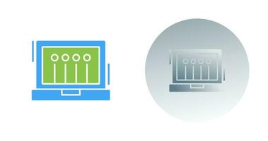 icône de vecteur d & # 39; ordinateur portable
