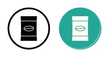 icône de vecteur de paquets de café