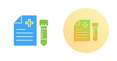 icône de vecteur de test sanguin