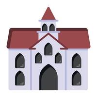 église et chapelle vecteur