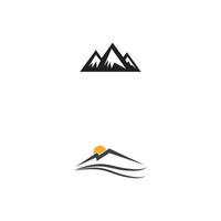 montagne logo modèle vecteur symbole