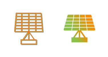 icône de vecteur de panneau solaire