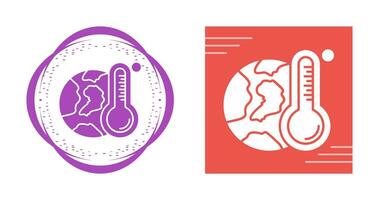 icône de vecteur de réchauffement climatique