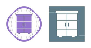 icône de vecteur d'armoire étagères