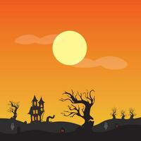 vecteur Contexte conception avec Halloween thème