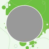 vecteur cercle vert abstrait bannière modèle