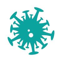 vecteur avertissement dangereux virus symbole icône dans plat style vecteur illustration