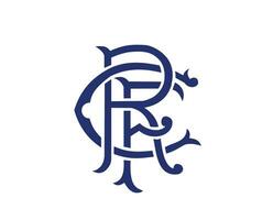 Glasgow rangers logo club symbole Écosse ligue Football abstrait conception vecteur illustration