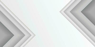 gris multicouche droite Triangle. blanc pente papier Couper abstrait Contexte. conception élément pour modèle, carte, couverture, bannière, affiche, toile de fond, mur. vecteur illustration.