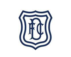 Dundee fc symbole club logo Écosse ligue Football abstrait conception vecteur illustration