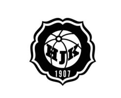 Helsinki club symbole logo noir Finlande ligue Football abstrait conception vecteur illustration