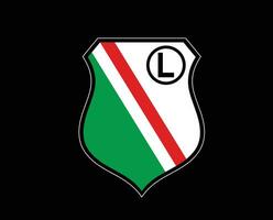 légion Warszawa club logo symbole Pologne ligue Football abstrait conception vecteur illustration avec noir Contexte