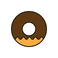 Donut icône vecteur