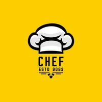 chef chapeau logo vecteur