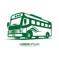 minimal et abstrait logo de autobus icône école autobus vecteur autobus silhouette isolé élèves autobus