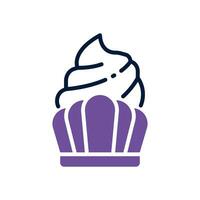 petit gâteau double Ton icône. vecteur icône pour votre site Internet, mobile, présentation, et logo conception.