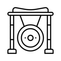 vérifier cette soigneusement ouvré icône de gong dans moderne style, personnalisable vecteur