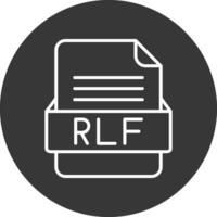 RLF fichier format vecteur icône