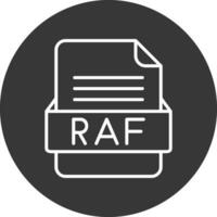 raf fichier format vecteur icône