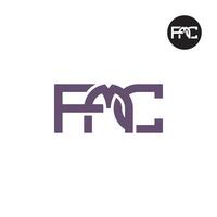 lettre fmc monogramme logo conception vecteur