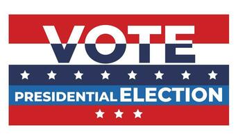 présidentiel élection Etats-Unis américain voter vecteur