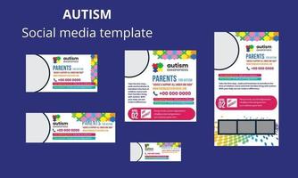 Journée mondiale de sensibilisation à l'autisme. sensibilisation à l'autisme, sensibilisation mondiale à l'autisme vecteur