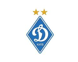 dynamo kyiv club logo symbole Ukraine ligue Football abstrait conception vecteur illustration