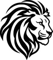 Lion - minimaliste et plat logo - vecteur illustration